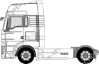 MAN TGX tracteur de semi remorque, 2007–2013