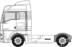 MAN TGA tractor unit, from 2000