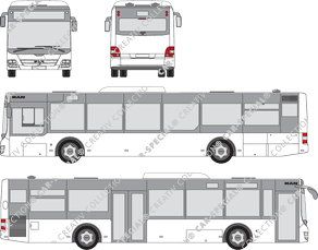 MAN Lion's City 2-Achser, Bus, 2 essieux, 2 Doors (2004)