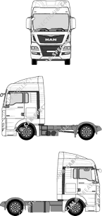 MAN TGX mit Aeropaket, mit Aeropaket, Sattelzugmaschine, XLX Fahrerhaus (2013)