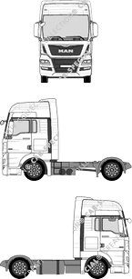 MAN TGX mit Aeropaket, mit Aeropaket, Sattelzugmaschine, XXL Fahrerhaus (2013)