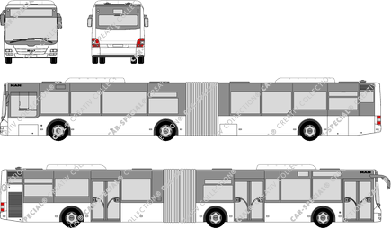 MAN Lion's City bus articulé, à partir de 2004 (MAN_106)