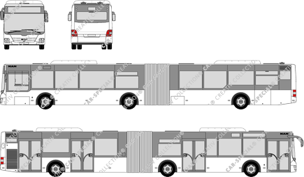 MAN Lion's City bus articulé, à partir de 2004 (MAN_108)