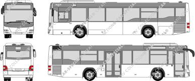 MAN Lion's City LE double folding door, double folding door, bus (2004)