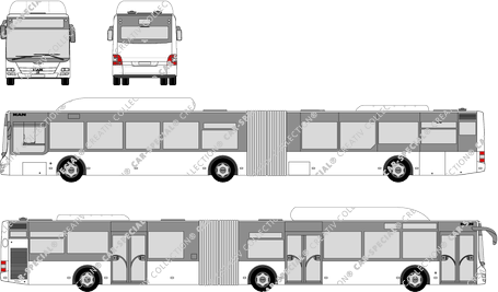 MAN Lion's City GL CNG, GL CNG, Gelenkbus, 3 Doors (2004)