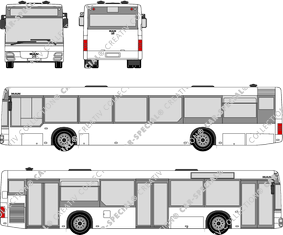 MAN A21, Bus, 3 Doors (2003)