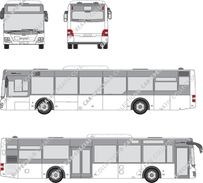 MAN Lion's City 1-2 puertas, 1-2 Türen, bus (2016)