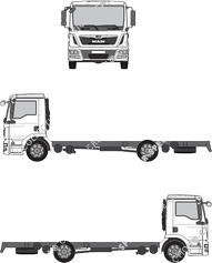 MAN TGM, Fahrgestell für Aufbauten, C-Fahrerhaus (2014)