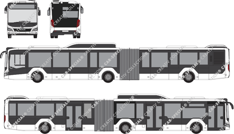 MAN Lion's City 19C CNG, 19C, CNG, bus articulé, 3 Doors (2019)