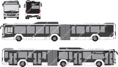 MAN Lion's City 19C CNG, 19C, CNG, Gelenkbus, 4 Doors (2019)