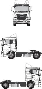 MAN TGM tracteur de semi remorque, 2020–2021 (MAN_226)