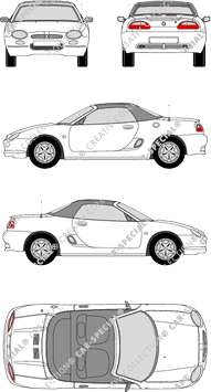 MG F cabriolet, 1995–2002 (MG_001)