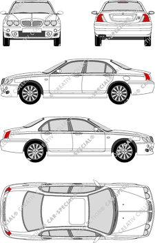 MG ZT Saloon, Saloon, sedan, 4 Doors (2002)