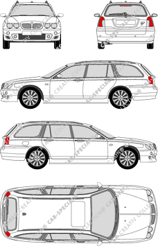 MG ZT T-Sportswagon Station wagon, 2002–2004 (MG_006)