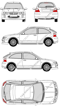 MG ZR, Hayon, 3 Doors (2002)