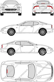 Maserati 3200 GT Coupé, 1998–2001 (Mase_001)