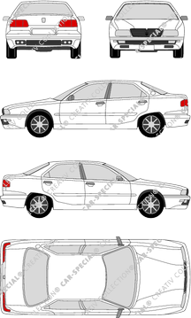 Maserati Quattroporte berlina, 1994–2001 (Mase_002)