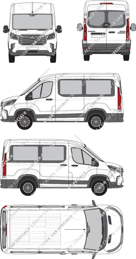 Maxus Deliver 9 camionnette, actuel (depuis 2020) (Maxu_018)