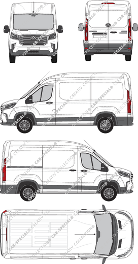 Maxus Deliver 9 van/transporter, current (since 2020) (Maxu_019)