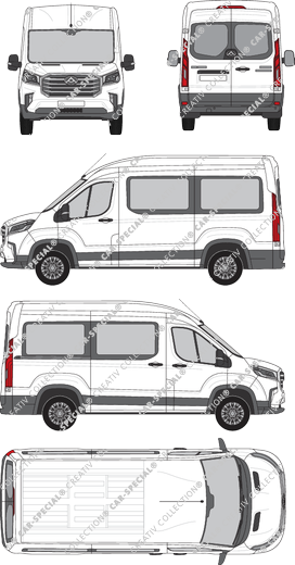 Maxus Deliver 9 minibus, current (since 2020) (Maxu_025)