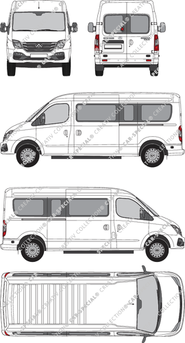 Maxus EV80 camionnette, actuel (depuis 2020) (Maxu_054)