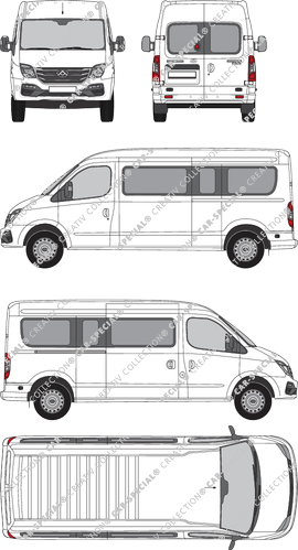 Maxus V80 camionnette, actuel (depuis 2020) (Maxu_059)