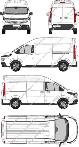 Maxus eDeliver 7 van/transporter, current (since 2024) (Maxu_074)