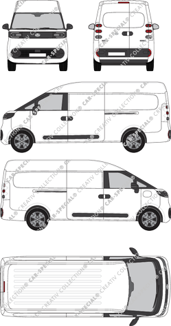 Maxus eDeliver 5 panel van, current (since 2024) (Maxu_085)