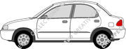 Mazda 121 berlina, 1991–1996