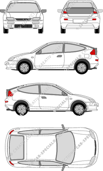 Mazda 323 Hatchback, 1994–1998 (Mazd_005)