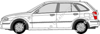 Mazda 323 Hayon, 1998–2000