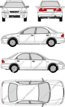 Mazda 323, 1994–1998 (Mazd_009)