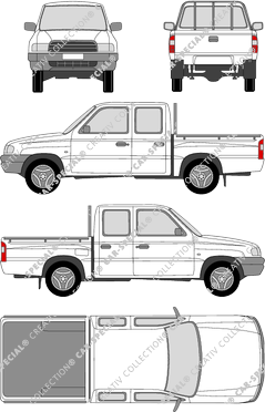 Mazda B-Serie, Pick-up, Doppelkabine (2003)