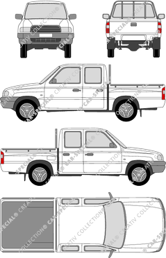 Mazda B-Serie, Pick-up, double cab (2003)