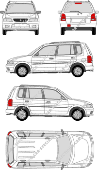 Mazda Demio, break, 5 Doors (1996)