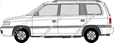 Mazda MPV station wagon, 1996–1999