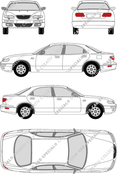 Mazda Xedos 9, 9, Limousine, 4 Doors (1997)