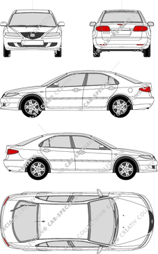Mazda 6 Hayon, 2002–2006 (Mazd_037)