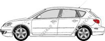 Mazda 3 Hayon, 2003–2006