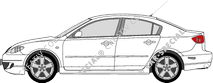 Mazda 3 berlina, 2003–2006
