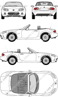 Mazda MX-5 Convertible, 2005–2009 (Mazd_045)