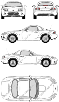 Mazda MX-5, Roadster, Coupé, 2 Doors (2006)