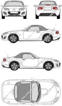 Mazda MX-5 Descapotable, 2009–2015 (Mazd_064)