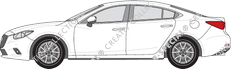 Mazda 6 berlina, a partire da 2013