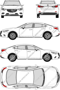 Mazda 6, 2012–2024 (Mazd_069)