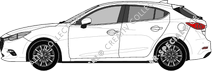 Mazda 3 Hatchback, 2017–2019