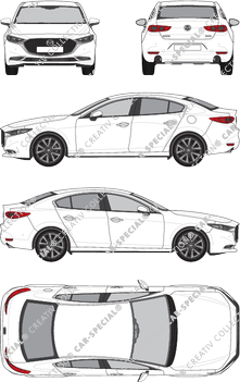 Mazda 3, current (since 2019) (Mazd_081)