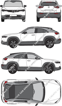 Mazda MX-30, aktuell (seit 2020) (Mazd_083)