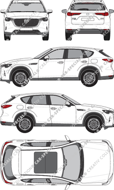 Mazda CX-60 Station wagon, current (since 2022) (Mazd_086)