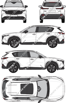 Mazda CX-5 station wagon, current (since 2025) (Mazd_092)